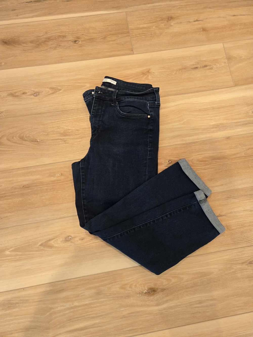 Nine West Dark Indigo Ankle Jeans